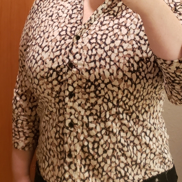 Alfani Tops - 💝$8 or 4/$20! Alfani Women's Multi-Color 3/4 Length Sleeve Top. Size 14